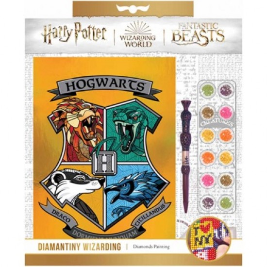 21017 diamantiny mosaico 3d casate di hogwarts wizarding stand together harry potter