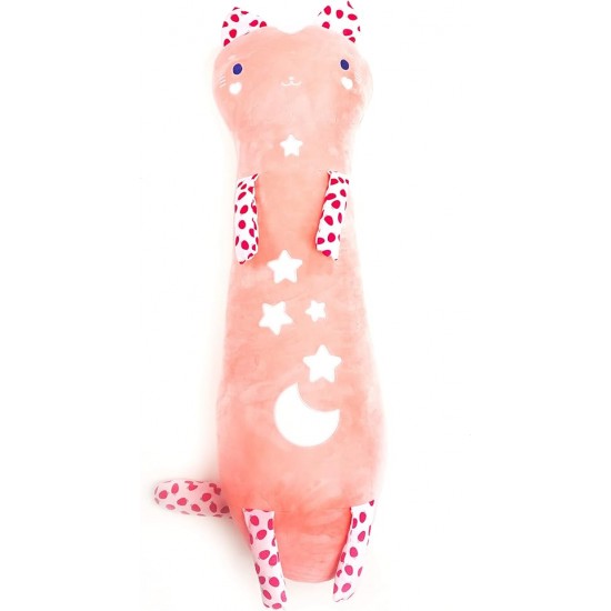 48001 momomi takai yuki 120 cm pupazzo gatto rosa salmone