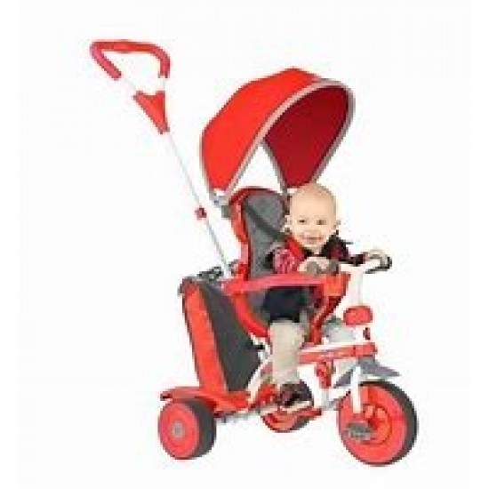 25340 strolly spin rosso triciclo/passeggino per bambini