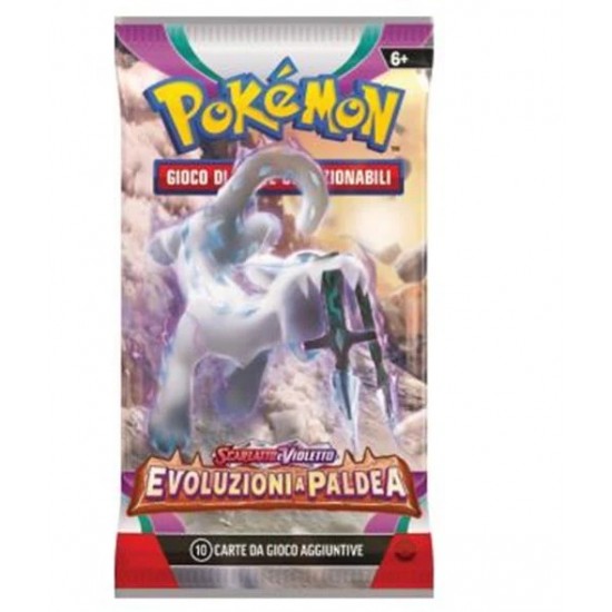 Pk60331-i  pokemon sv02 scarlatto e violetto - evoluzioni a paldea 10 carte