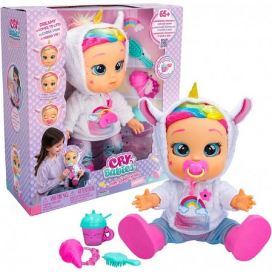 88580 cry babies bambola interattiva piagnucolosa dreamy prime emozioni con accessori