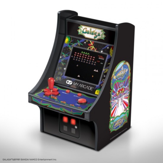 A3222 my arcade micro player 6.75" galaga collectible retro