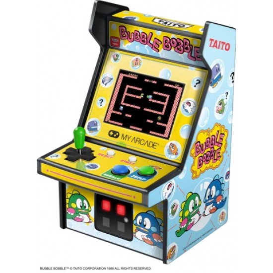 A3241 my arcade micro player 6.75" bubble bobble collectible retro