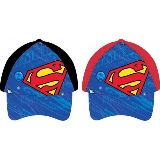 Sup22-0807 superman cappellino con visiera