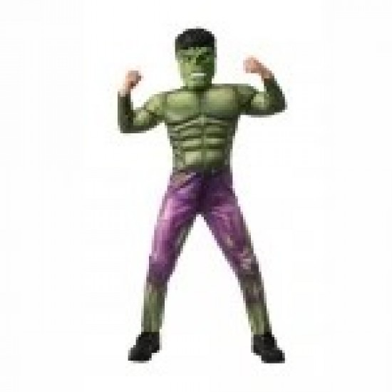Rb702273m costume hulk con muscoli taglia 5-7 anni