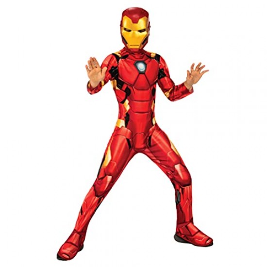 Rb300990m costume iron man con muscoli taglia 5-6 anni