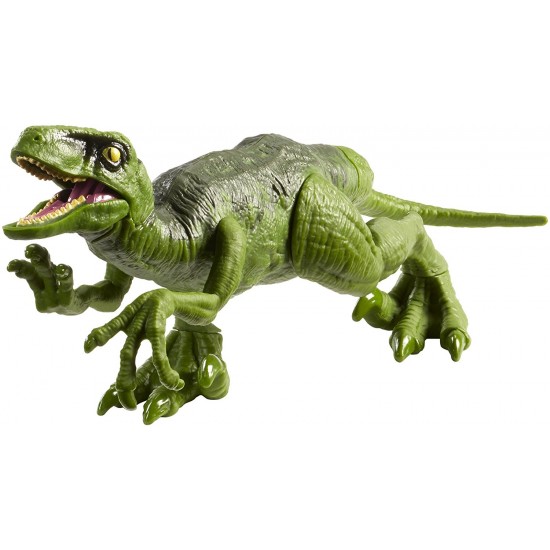 Fpf13 jw-velociraptor verde dinosauro con 5 punti di articolazione