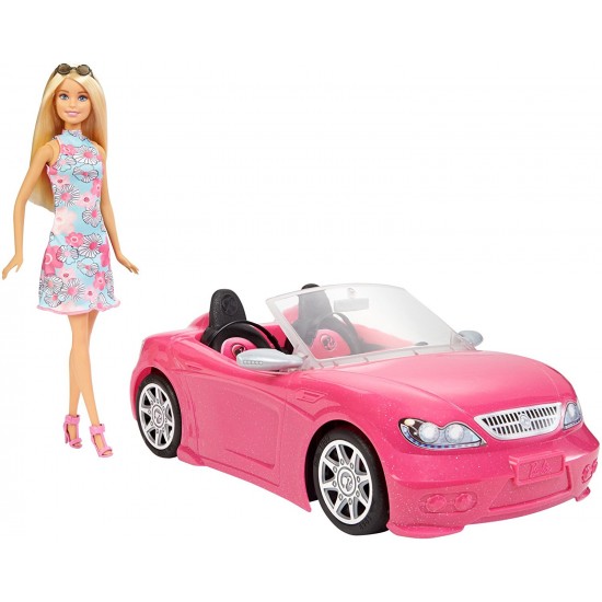 Mffpr57 auto cabrio barbie con barbie