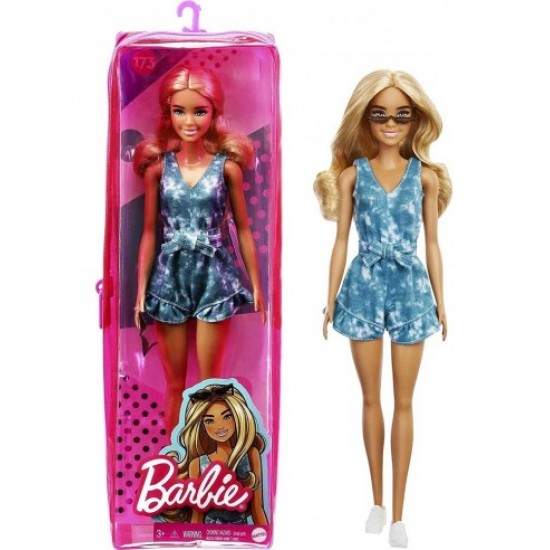 Grb65 barbie fashionistas bambola con tuta corta