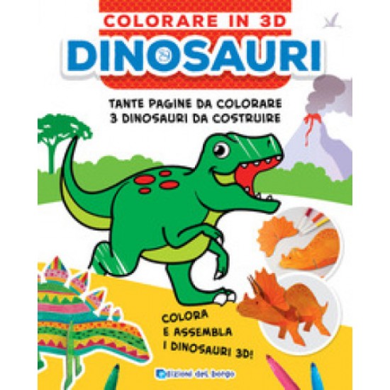 77990g colorare in 3d dinosauri